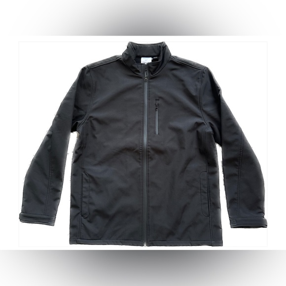 Custom Logo Unisex Full Zip Softshell Jacket size Large/XLarge - Picture 7 of 9